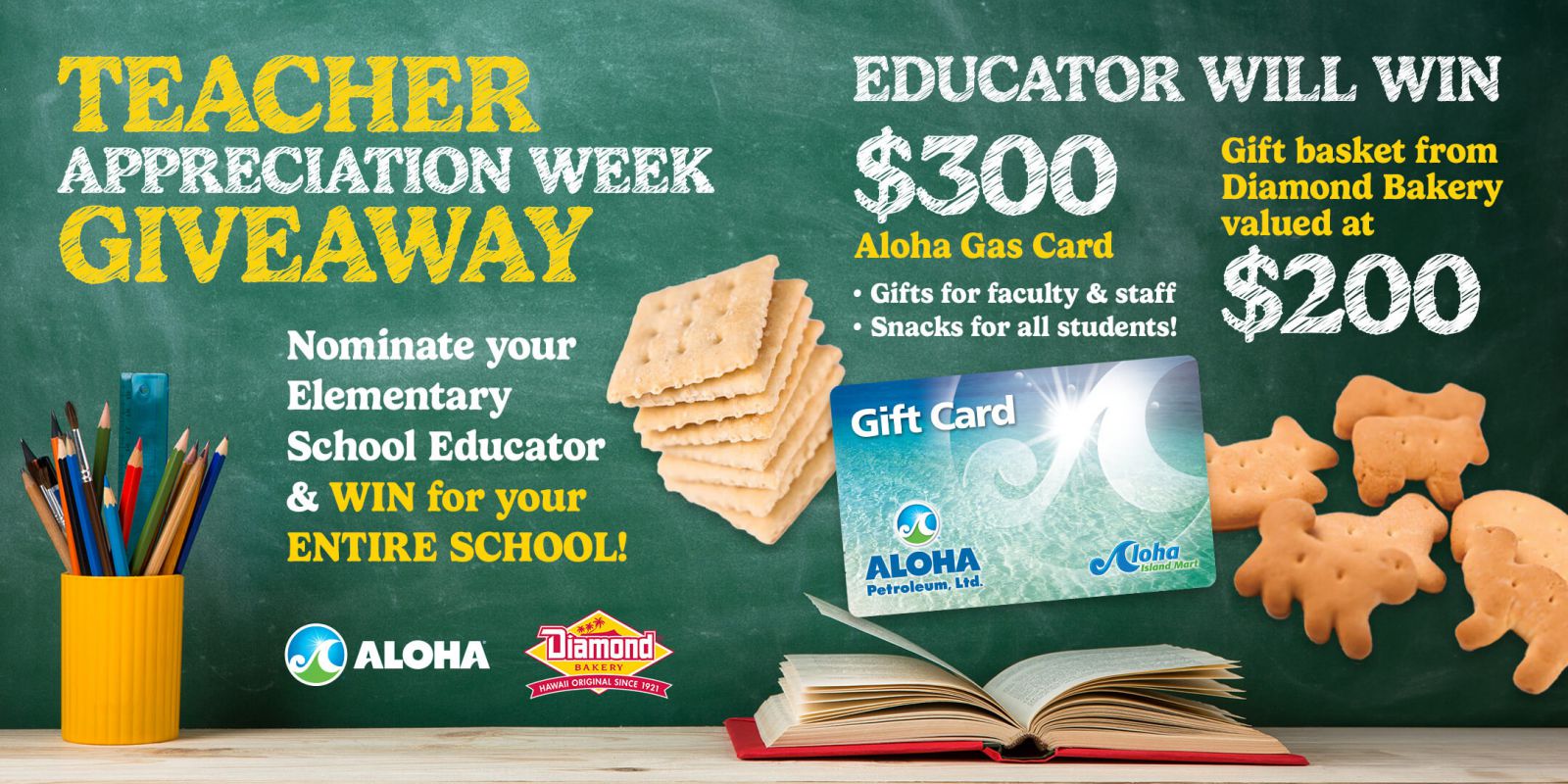 Teacher Appreciation Week Giveaway Graphic