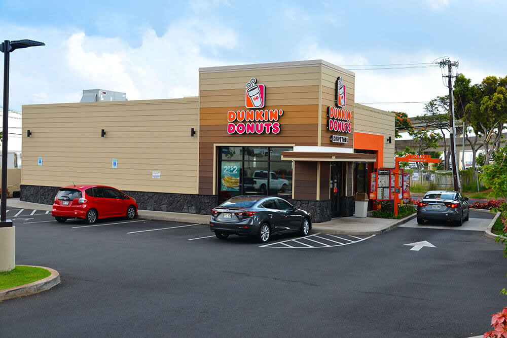 Exterior of Dunkin' Donuts